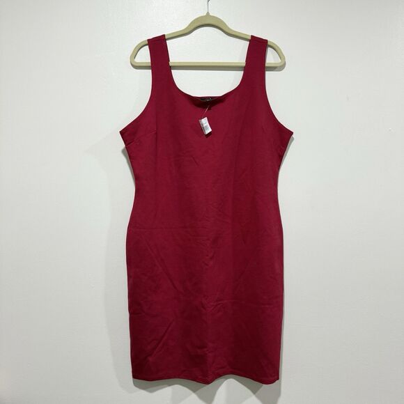 Iris NWT Red Tank Sleeveless Dress Plus Size 3X - Picture 1 of 4